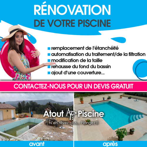 Rénovation de piscine à Narbonne et Lézignan