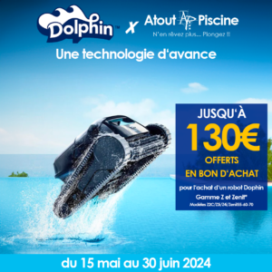 Offre Maytronics Dolphin : Jusqu'à 130€ offerts en bon d'achat