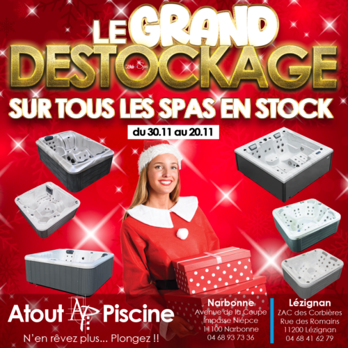 Le Grand Destockage sur les SPAS en stock