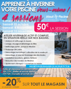 Hivernage piscine à Narbonne et Lézignan