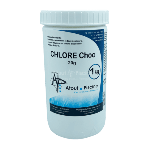 Chlore choc pastilles 20g - 1kg