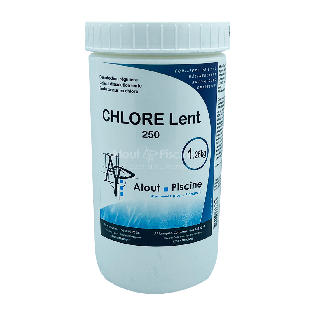 Chlore lent galet 250g - 1,25kg
